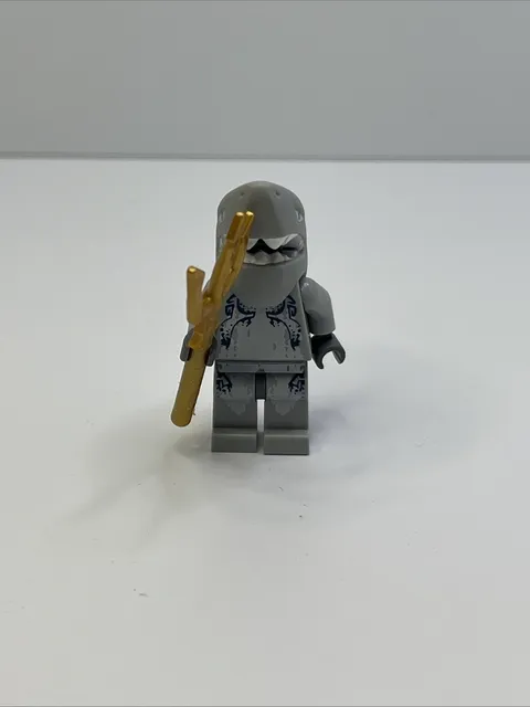 LEGO Atlantis Shark Warrior Minifigure. Used + Fast Shipping