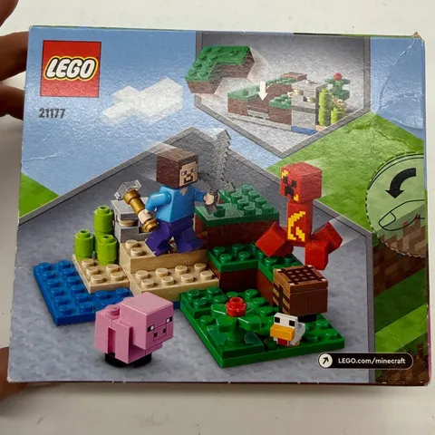 LEGO Minecraft The Creeper Ambush Set 21177 Steve Pig Chicken 72 Pcs New Sealed