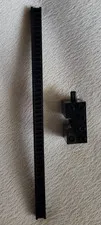 LEGO 2428 Technic Rack 1x20x2/3 Black & Rack Winder 2426c01