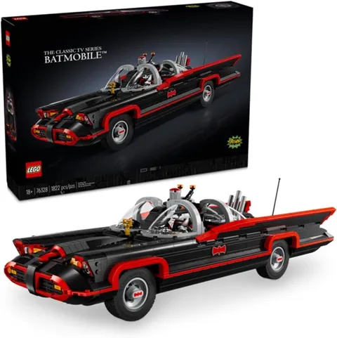 LEGO DC Batman: The 1966 Batmobile, Creative DC Gift for Super Hero Fans