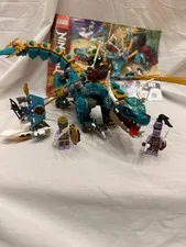 Pre-owned LEGO Set Ninjago 71746 Jungle Dragon Figs & Manuals included