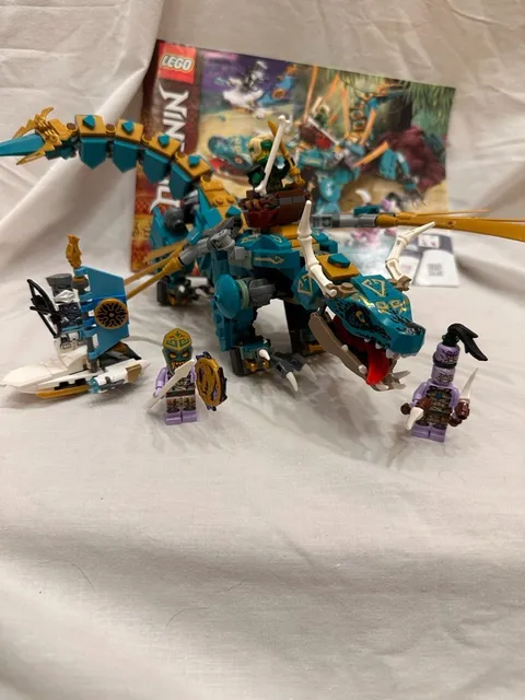 Pre-owned LEGO Set Ninjago 71746 Jungle Dragon Figs & Manuals included