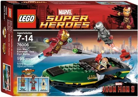 LEGO 76006 Marvel Super Heroes Iron Man Extremis Sea Port Battle  NEW sealed Box