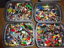 5 LB Bulk LEGO Lot Bricks Parts Pieces Tires Accessories Mixed Box LEGO