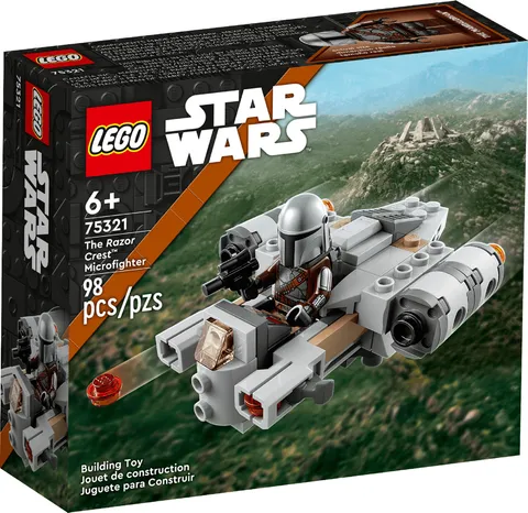 2022 LEGO RETIRED 75321 THE RAZOR CREST MICROFIGHTER 98 Pcs BOX NEAR MINT