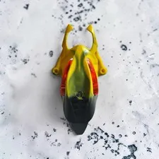 LEGO Bionicle Kanohi Mohtrek Mask 61793pb01 Marbled Black YELLOW Bitil 8696 MOC