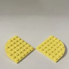 Lego 6003 Light Yellow Replacement Parts Pieces Lot of 2