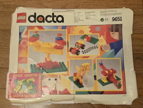 LEGO Dacta Duplo 9651 Building Kit w/ Box & Instructions (see description)