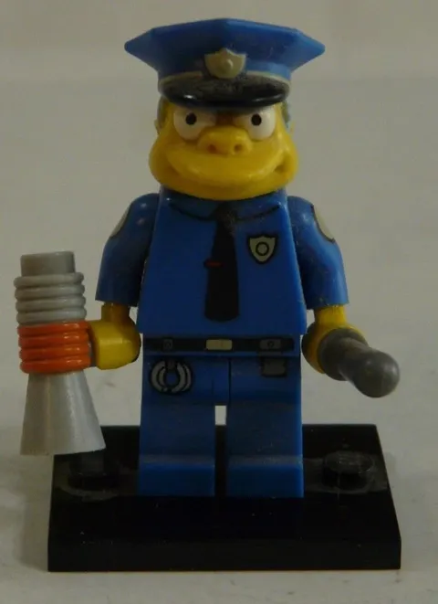 Lego Minifigure Chief Wiggum The Simpsons Series 1 Collectible Figure (71005)
