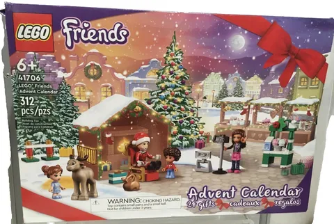 Lego 41706 Friends Christmas Holiday Advent Calendar 312 Piece Set NEW Sealed