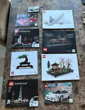 Lot of Lego Instruction Manuals