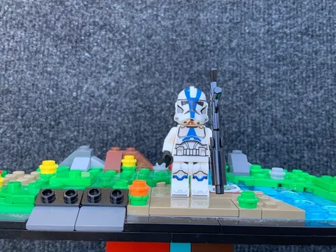Lego Clone Trooper Minifigure 501st Legion Phase 2 sw0445