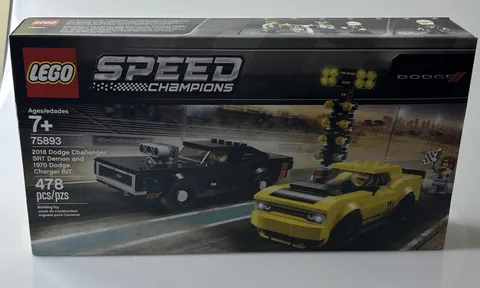 LEGO Speed Champions 2018 Dodge Challenger SRT Demon 1970 75893 - New Sealed