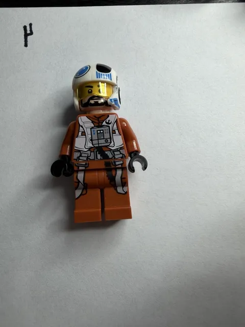 Lego Star Wars Minifigure sw0705 Resistance Pilot X-Wing Temmin Wexley 75125