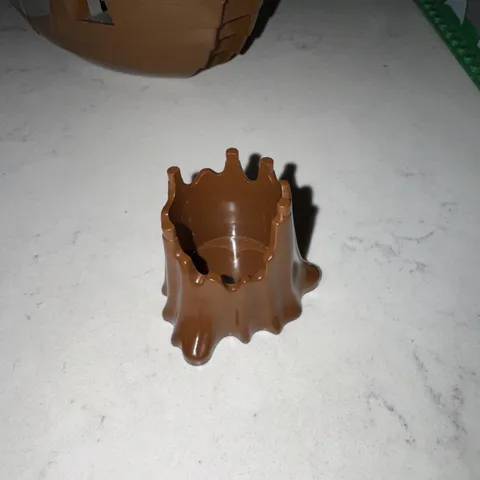Lego Hollow Tree Stump 6x6  Brown - Plant Tree - New