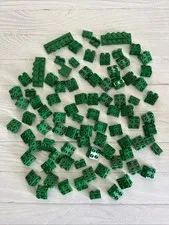 LEGO LOT GREEN 85 PCS 2X2 1X2 BRACKET VARIETY BUILDING PIECES