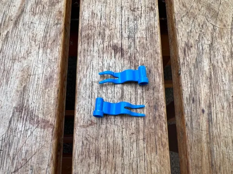 Lego 2x Ref 4495a Blue Flag / Set 6085 6086 6046 6060 6081 6091 6098