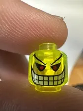 Joker Bomb Head 7782 7888 2006-2008 Batman LEGO Accessories Neon
