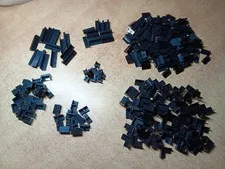 LEGO BULK LOT OF 260 BLACK WALL PANELS 1X4X1 1X3X1 1X2X1 1X1X1