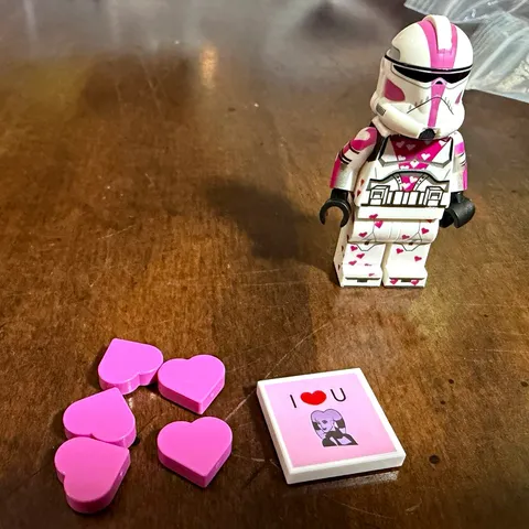 Custom LEGO  Lover's Legion Clone Trooper Limited Edition Minifigure