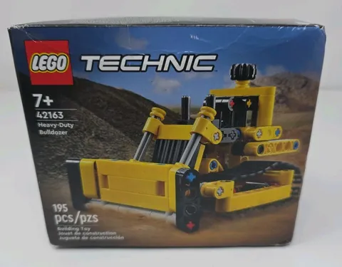 LEGO Technic 42163 Set Heavy-Duty Bulldozer Building Toy 195 pcs Age 7+ Vehicle