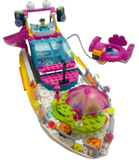 Lego Friends Party Boat 41433 With 2 Manuals No 1 And No 2 Incomplete