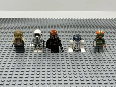 LEGO Star Wars Minifigures Lot of 5 w/ R2-D2