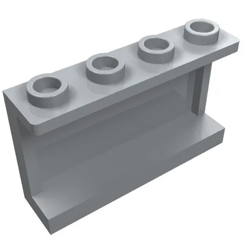 10x LEGO® Part 14718 - Panel 1 x 4 x 2 with Side Supports - Hollow Studs