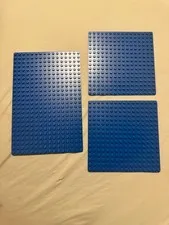 Vintage LEGO-compatible baseplates Bundle - Total of 3 Pieces Only