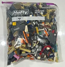 LEGO Bulk Lot Assorted Multicolor Bricks Pieces Parts in Bag