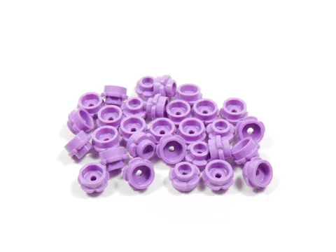 LEGO Lot of 30 Lavender Purple 1x1 Flowers Plants Minifig I12