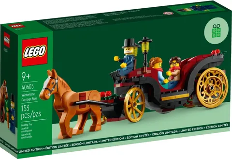 Wintertime Carriage Ride (Limited Edition LEGO) - BRAND NEW/FACTORY SEALED