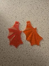 2 Official lego Red Dragon Wings 6133 green 910057 majisto 10305 castle 910029 