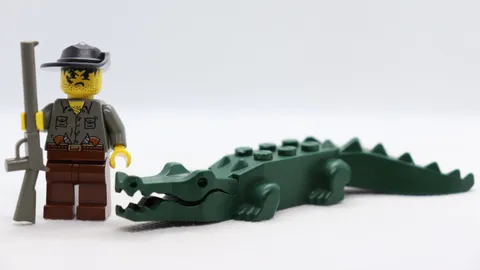Max Villano Jungle Adventurers Alligator 5901 5902 LEGO® Minifigure Figure