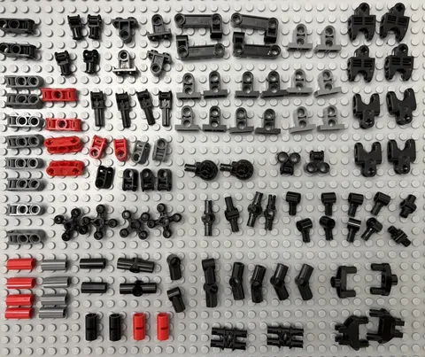 LEGO 110-piece Technic Pins, Axle, Angle Connectors, parts FREE SHIPPING