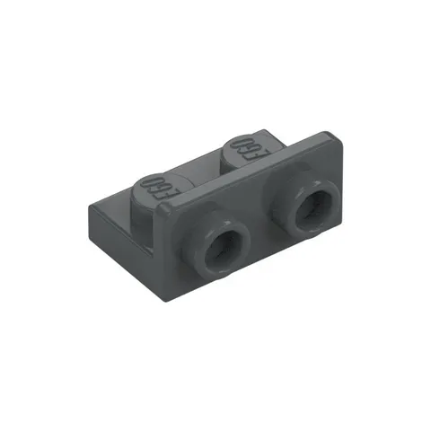 LEGO 65x Dark Bluish Gray Bracket 1 x 2 - 1 x 2 Inverted inv.602