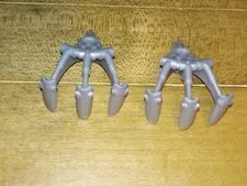 2 Bionicle Lego 32506 Claw Hand Flat Silver Genuine Lego Parts WYSIWYG 2 pcs