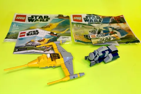 LEGO STAR WARS MINI SETS / MTT #30059 & NABOO STARFIGHTER #30383 / COMPLETE