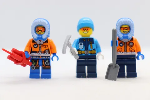 3) Arctic Explorer Lot Male Female 60036 6003 60062 60035 City LEGO® Minifigure