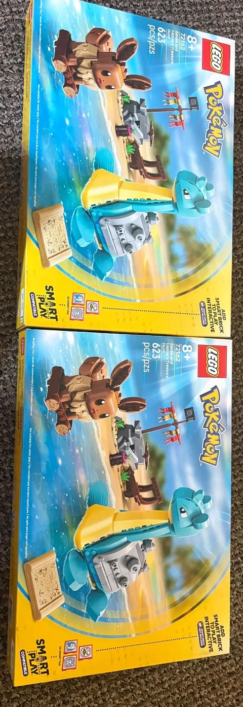 LEGO Pokémon Eevee & Lapras's Treasure Hunt 72162 623pcs 8+ Smart Play