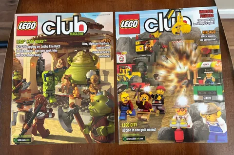 2 LEGO Club Magazine Sept - Dec 2012 Gold Mine Ninjago Star Wars Jabba