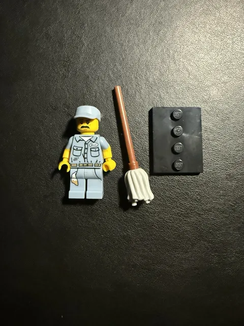 Lego Collectible Minifigure - Janitor - Series 15