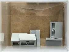 LEGO Parts - Light Bluish Gray Panel 1 x 2 x 2 - No 87552 - QTY 5