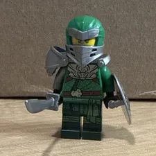 LEGO NINJAGO Lloyd Green Ninja Minifigure Helmet Armor Shield NJO602 71722