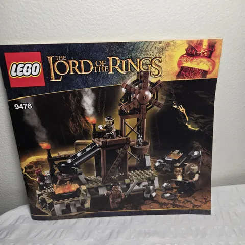Lego 9476 The Orc Forge Lord of the Rings Hobbit; no bricks. ONLY INSTRUCTIONS