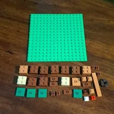 LEGO Minecraft Building Bricks Bulk Lot Mix Colors 55g Loose Pieces Green, Brown