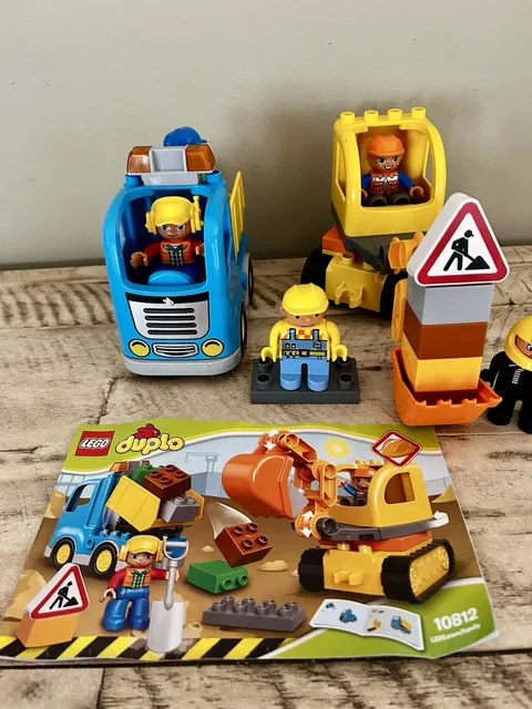 LEGO DUPLO Construction LEGO DUPLO Construction Vehicles Building Blocks Toy Set