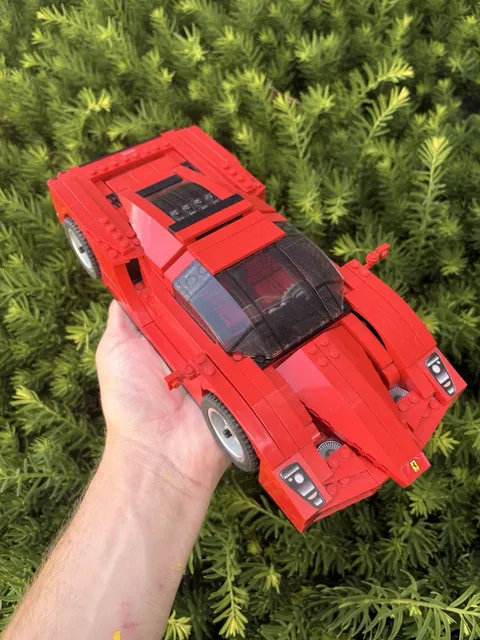LEGO Racers Enzo Ferrari 1:17 Scale Model Car Complete Built