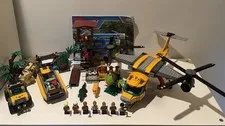 Lego 60162 Jungle Air Drop Helicopter Used, 100% complete with instructions