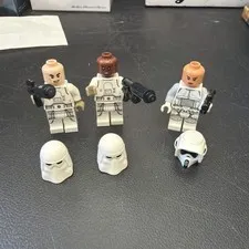 Lego Star Wars Snowtrooper Minifigure Lot Of 3